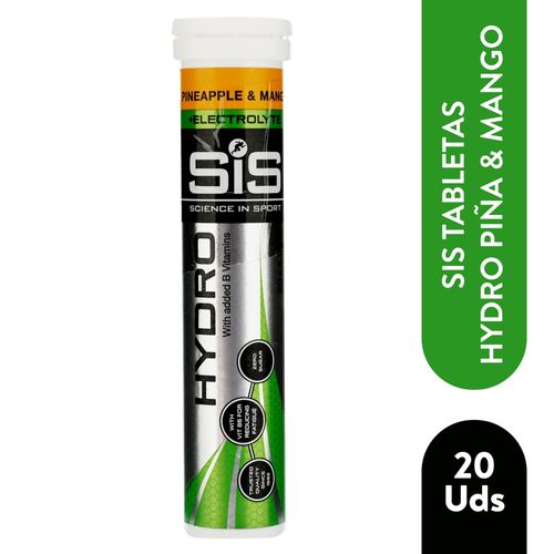Tabletas Sis Hydro Piña Mango - 20 unidades