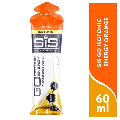 Bebida Sis Gel Energetico Go Naranja - 60 ml
