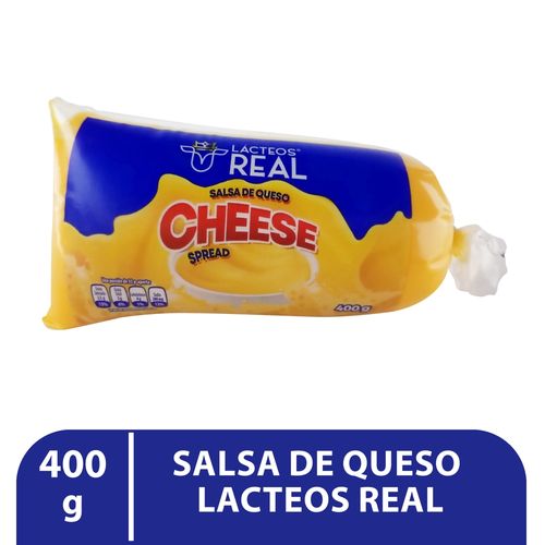 Salsa de queso Lacteos Real tradición - 400 g