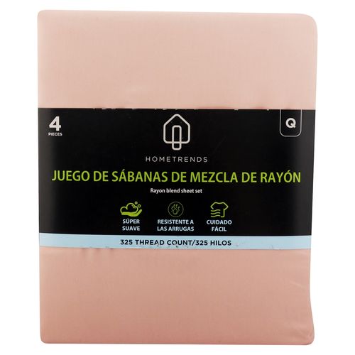 Ht Set De Sabanas Queen Coral