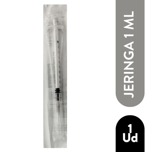 Jeringa 1Ml Ls 27G 13Mm 100 Pzas Unidades