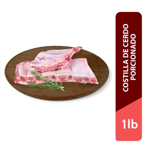 Costilla de cerdo porcionado venta a granel - Precio indicado por libra