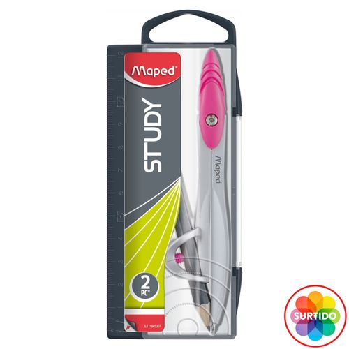 Compás Maped con abrazadera y lápiz incluido