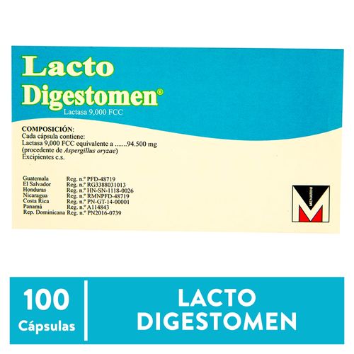 S Lacto Menarini Digestomen 100 Cápsulas - Precio indicado por cápsula