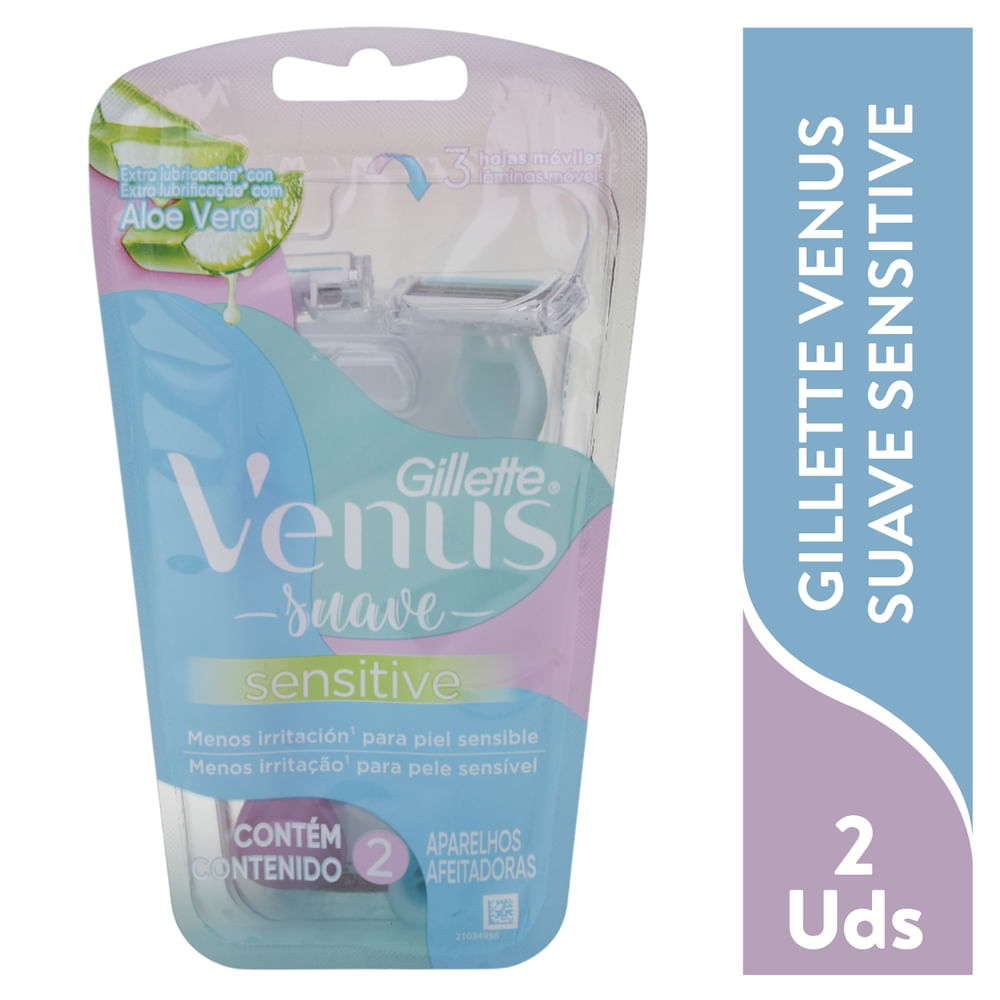 Venus Sensitive Aloe Vera Disp 2ea - Maxi Despensa | Guatemala