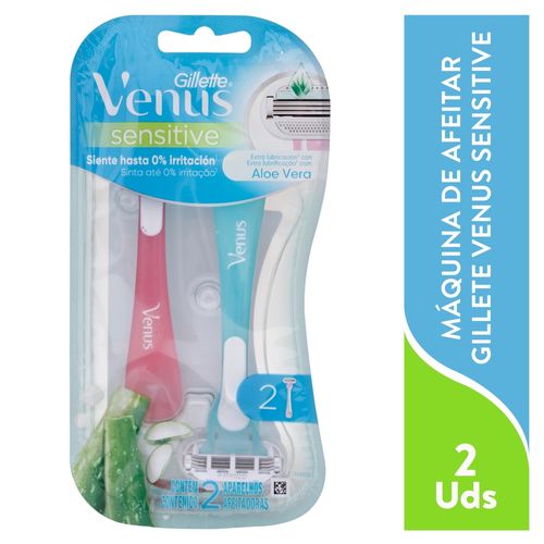 Venus Sensitive Aloe Vera Disp 2ea
