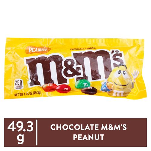 Chocolate M&M's con maní - 49.3 g