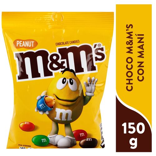 Chocolate M&Ms Maní En Bolsa - 150.3 g