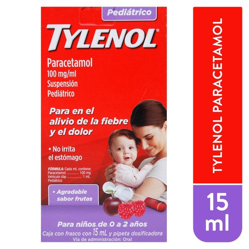 Tylenol Suspension Gotas Cereza 15ml