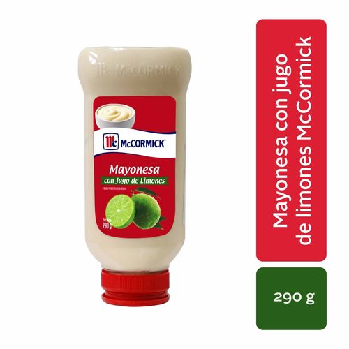 Mayonesa McCormick con Jugo de Limones squeeze - 290 g