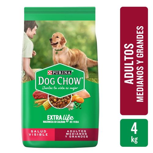 Comida para perro Purina Dog Chow Adulto medianos y grandes 4 kg