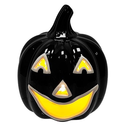 Calabaza Way To Celebrate iluminada color negra - 11 cm
