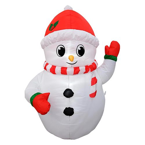 Inflable Holiday Time Diseño Snowman - 108 cm