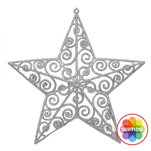Adorno Navideño Holiday Time Estrella - 35 cm