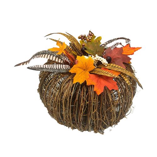 Calabaza  Holiday Time iluminada - 25 cm