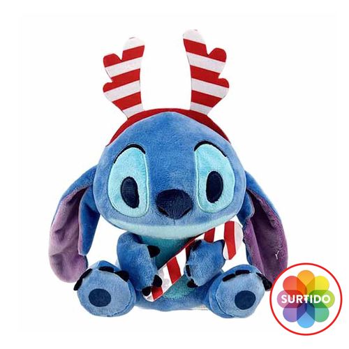 Peluche Stitch Diseño Navideño - 19 cm
