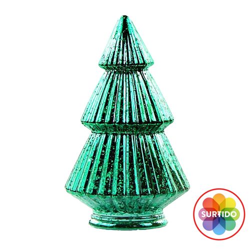 Adorno Para Árbol Holiday Time De Vidrio - 13 cm