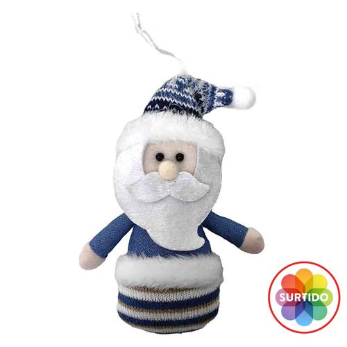 Adorno Holiday Time árbol figuras de tela - 15 cm