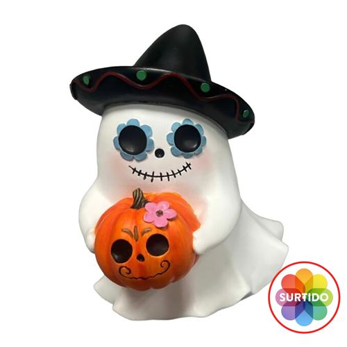 Fantasma Way To Celebrate decorativo de Resina - 10 cm