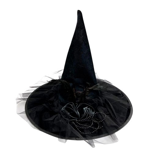Sombrero Way to celebrate halloween de bruja negro