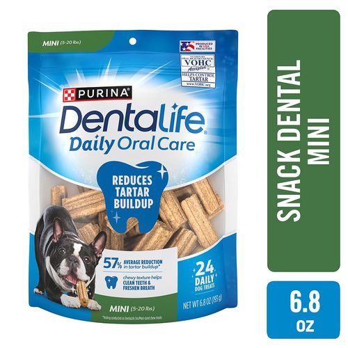 Snack oral para perro mini  Purina Dentalife - 6.8 oz