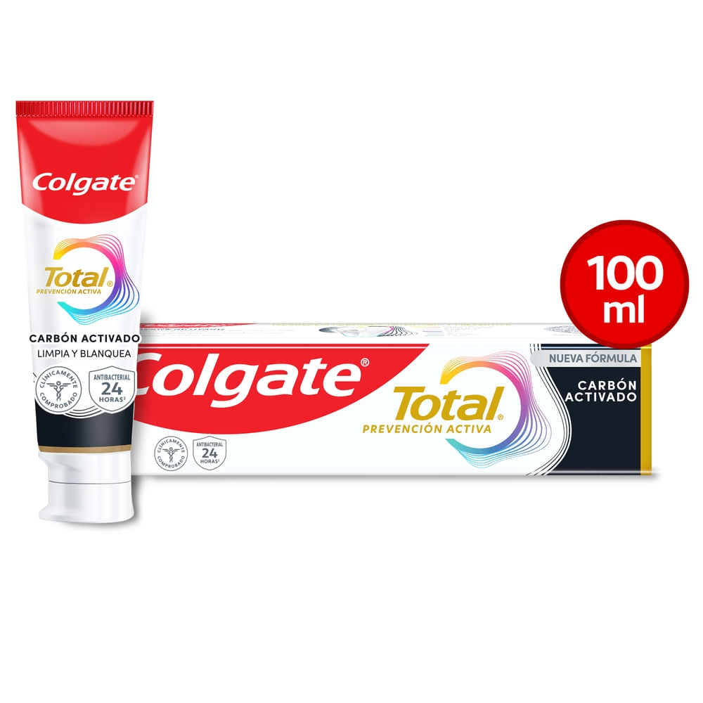 Imagen de Pasta Dental Colgate Total Carbón Activado Prevención Activa -100ml