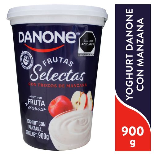 Yogurt Danone fruta manzana batido - 900 g