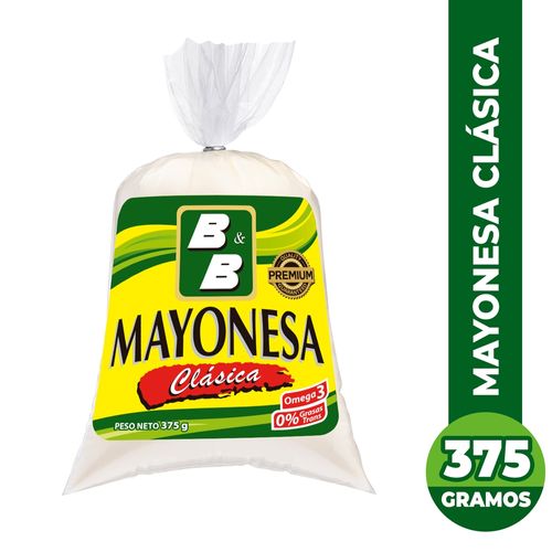 Mayonesa Clásica Bolsa ByB - 375 g