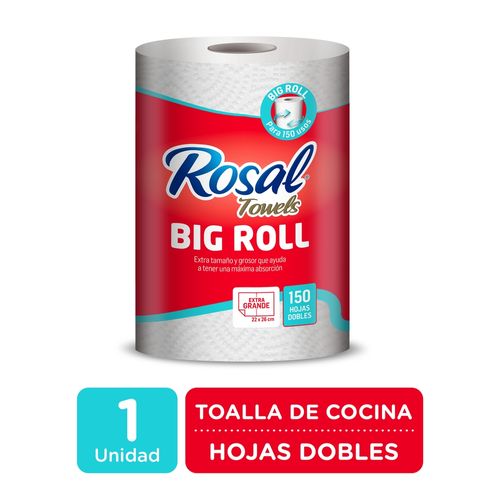 Toalla De Papel Rosal 1r 150 Hojas Doble