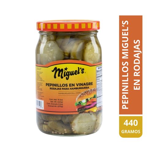 Pepinillos Miguel's Hamburguesa - 440 g