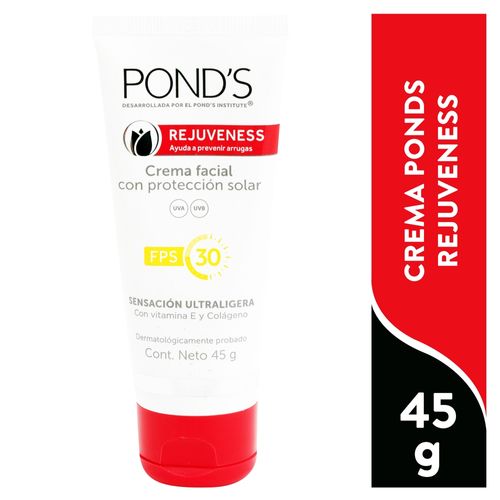 Crema Ponds Rejuvenese FPS30 en Crema - 45 g