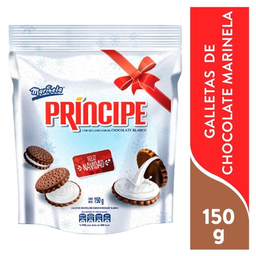 Princip Choc Bco Marinela Navidad 150 g