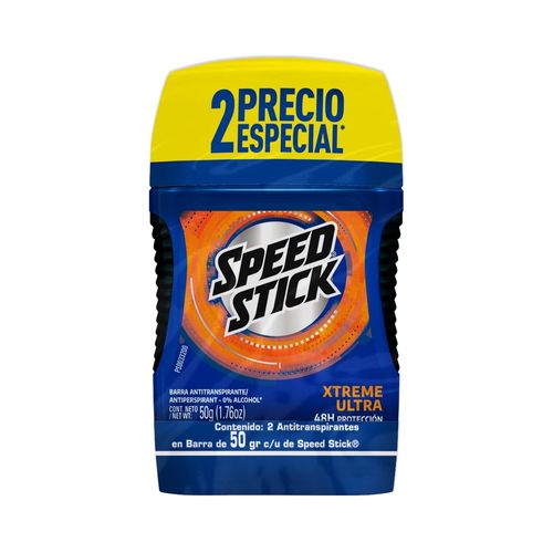 Desodorante Antitranspirante Speed Stick 24/7 Xtreme Ultra Barra 50 g 2 Pack