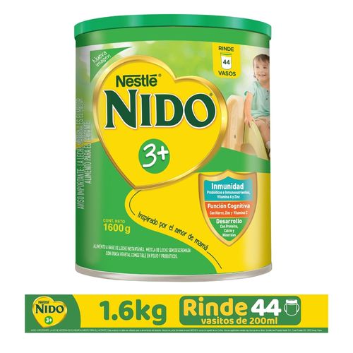 Alimento Complementario NIDO® 3+ - Lata 1.6kg