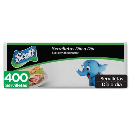 Servilletas Scott Blanca - 400 Unidades