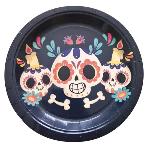 Plato Way To Celebrate Halloween 7 pulgadas - 10 Pzas
