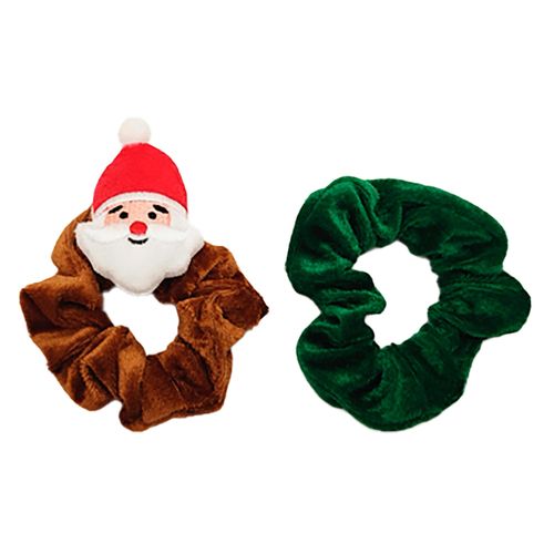 Elasticos Pcabello Navidad 2 Pz