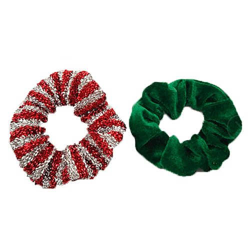 Elasticos Pcabello Navidad 2 Pz