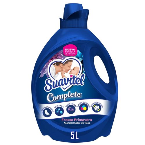 Suavizante de Telas Suavitel Complete Fresca Primavera - 5 L