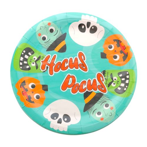 Plato Way To Celebrate Halloween 9 pulgadas - 10 Pzas