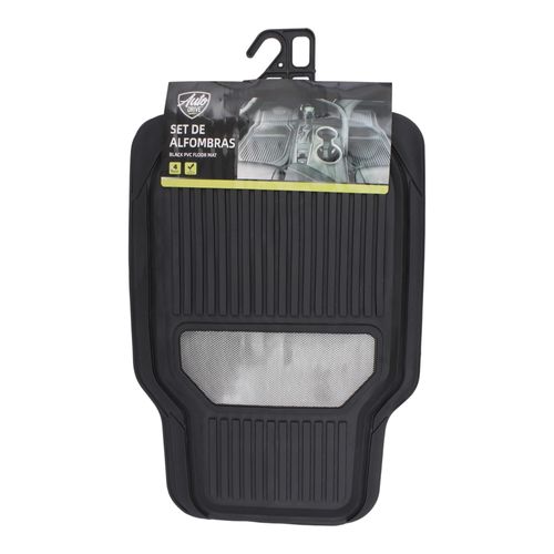 Alfombras para carro Auto Drive 4 Pzas color negro