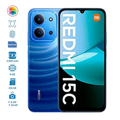 Celular Xiaomi Redmi 15C 8GB RAM 256GB Almacenamiento