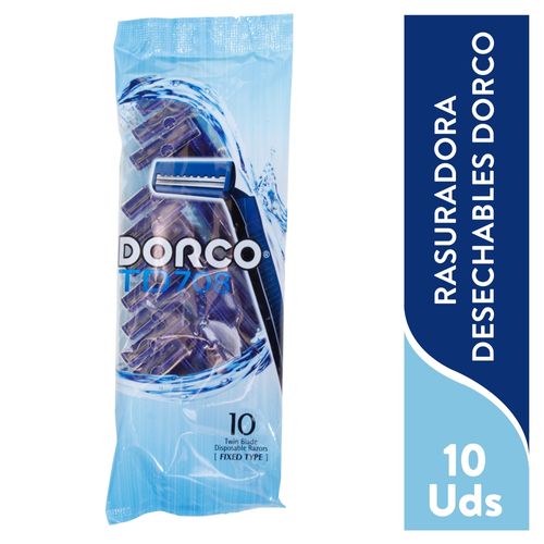 Dorco Azul Sb Doble Hoja Desec 10ea
