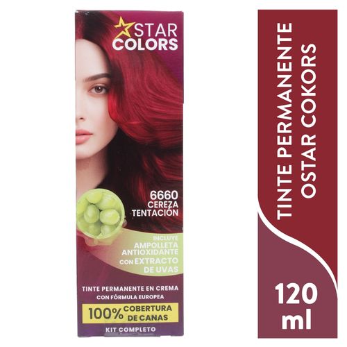 Tinte Star Colors Kit 6660 Cereza Tentac
