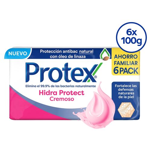 Jabón en Barra Protex Hidra Protect Cremoso 6 Pack - 600 g