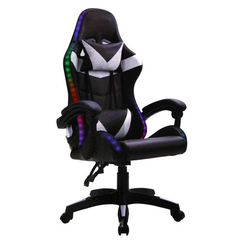 Ht Silla Gaming Blanca Luz Led