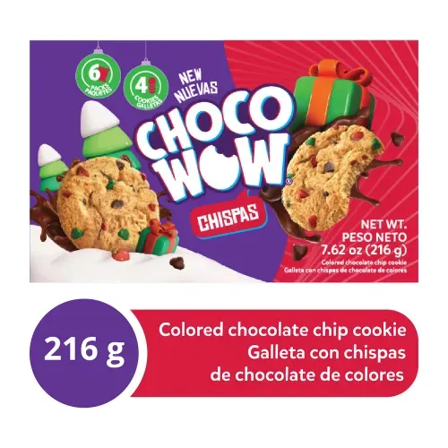 Galleta Chocowow Navidad Chispa - 220 g