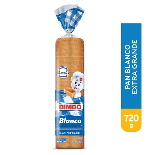 Pan Blanco Bimbo XG - 720 g