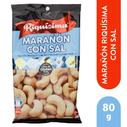 Marañón Riquísima con Sal - 80 g