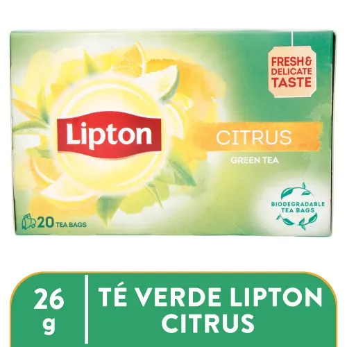 Lipton Te Verde Citrus 26gr